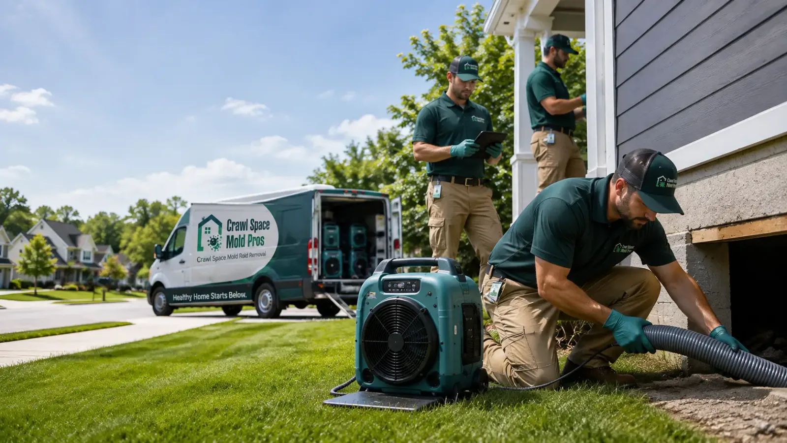 Crawl Space Mold Removal in Ferndale, PA